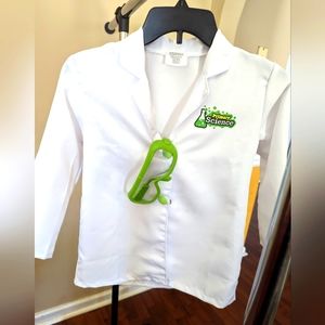 Kids Primary Science Lab Coat with Goggles